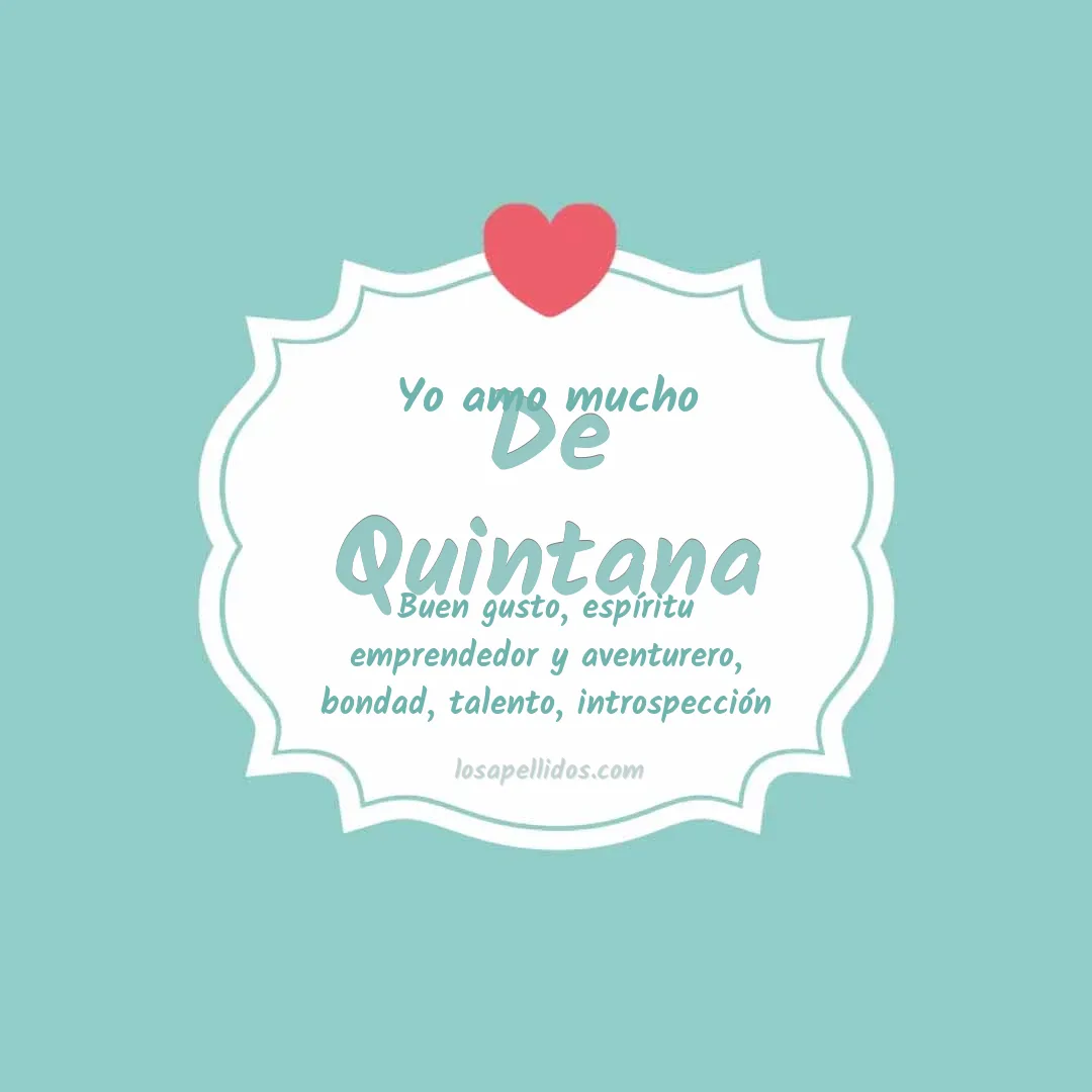 Yo amo mucho De quintana