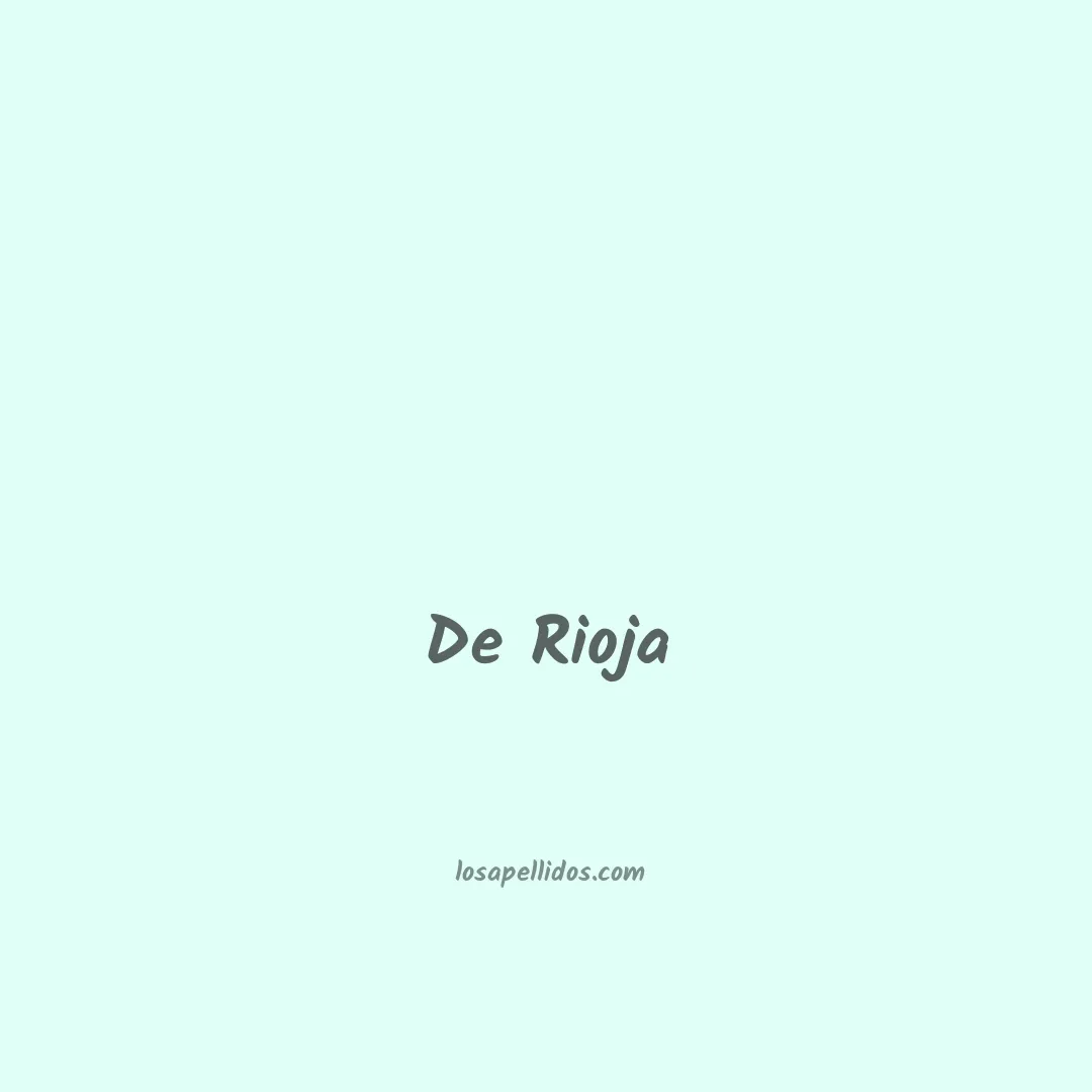 De rioja en chino