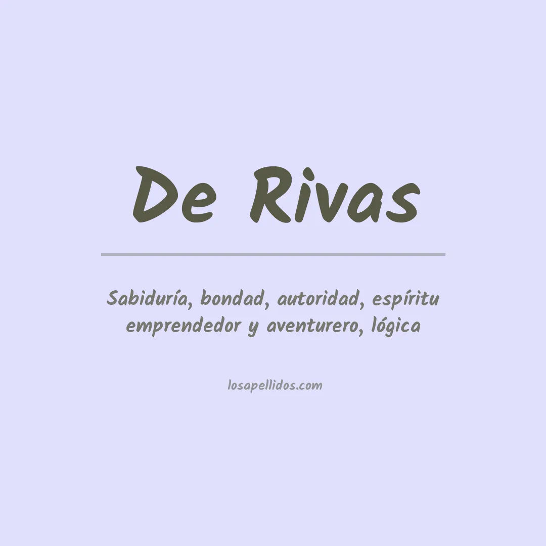 Apellido De rivas