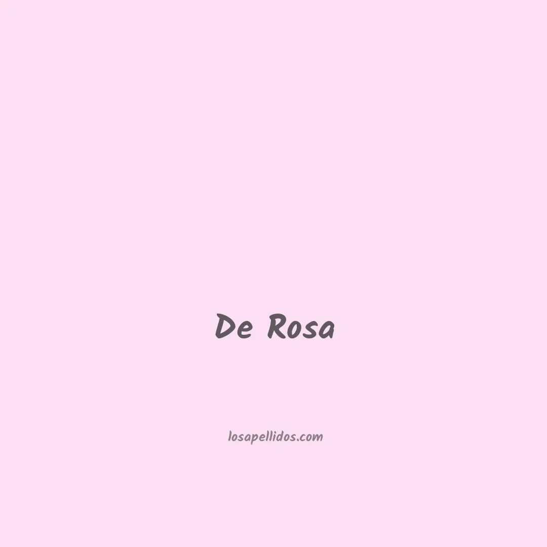De rosa en chino