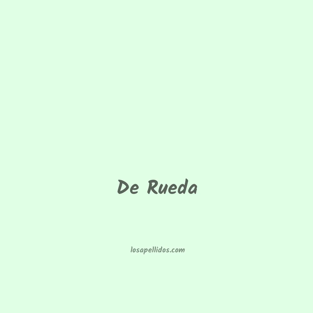 De rueda en chino