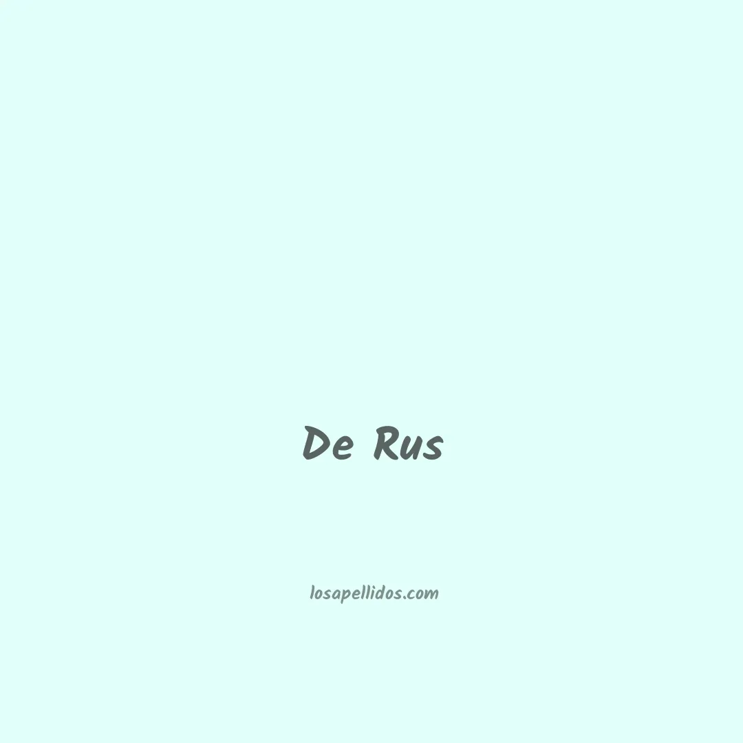 De rus en chino