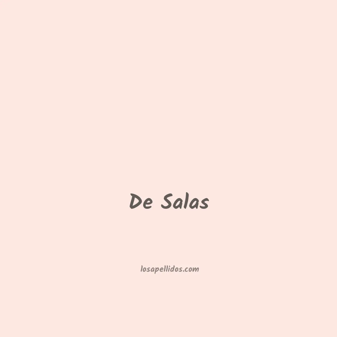 De salas en chino