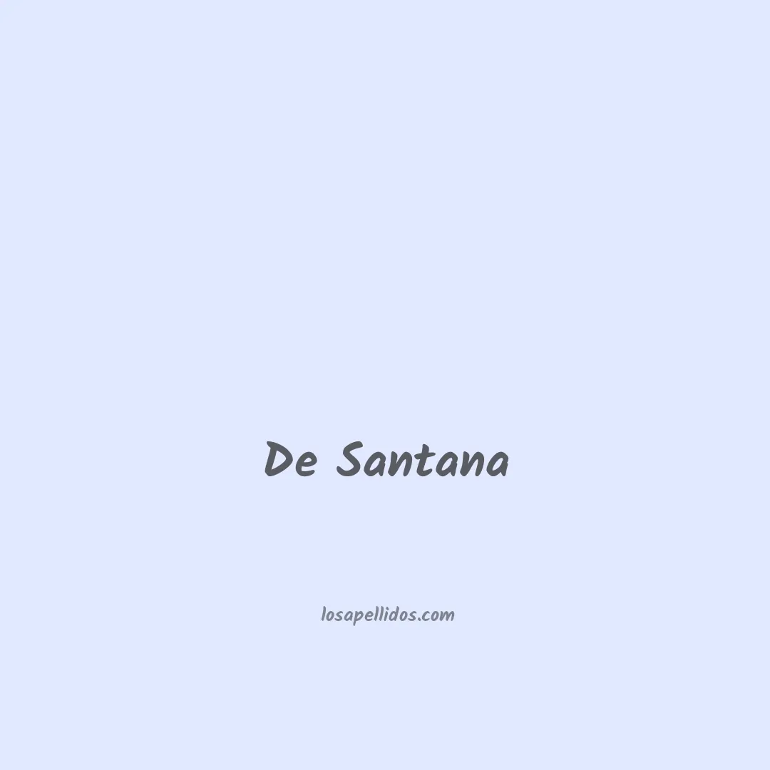 De santana en chino
