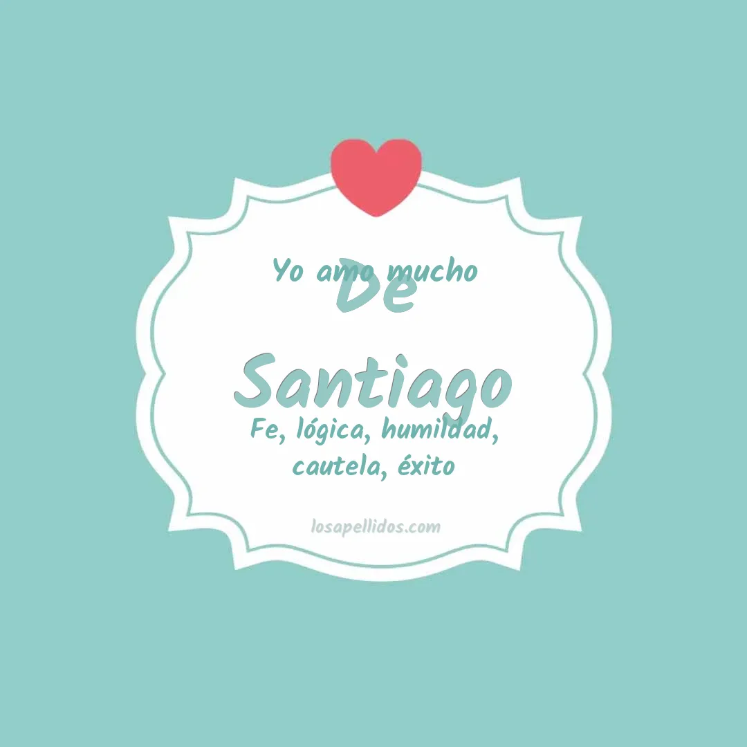 Yo amo mucho De santiago