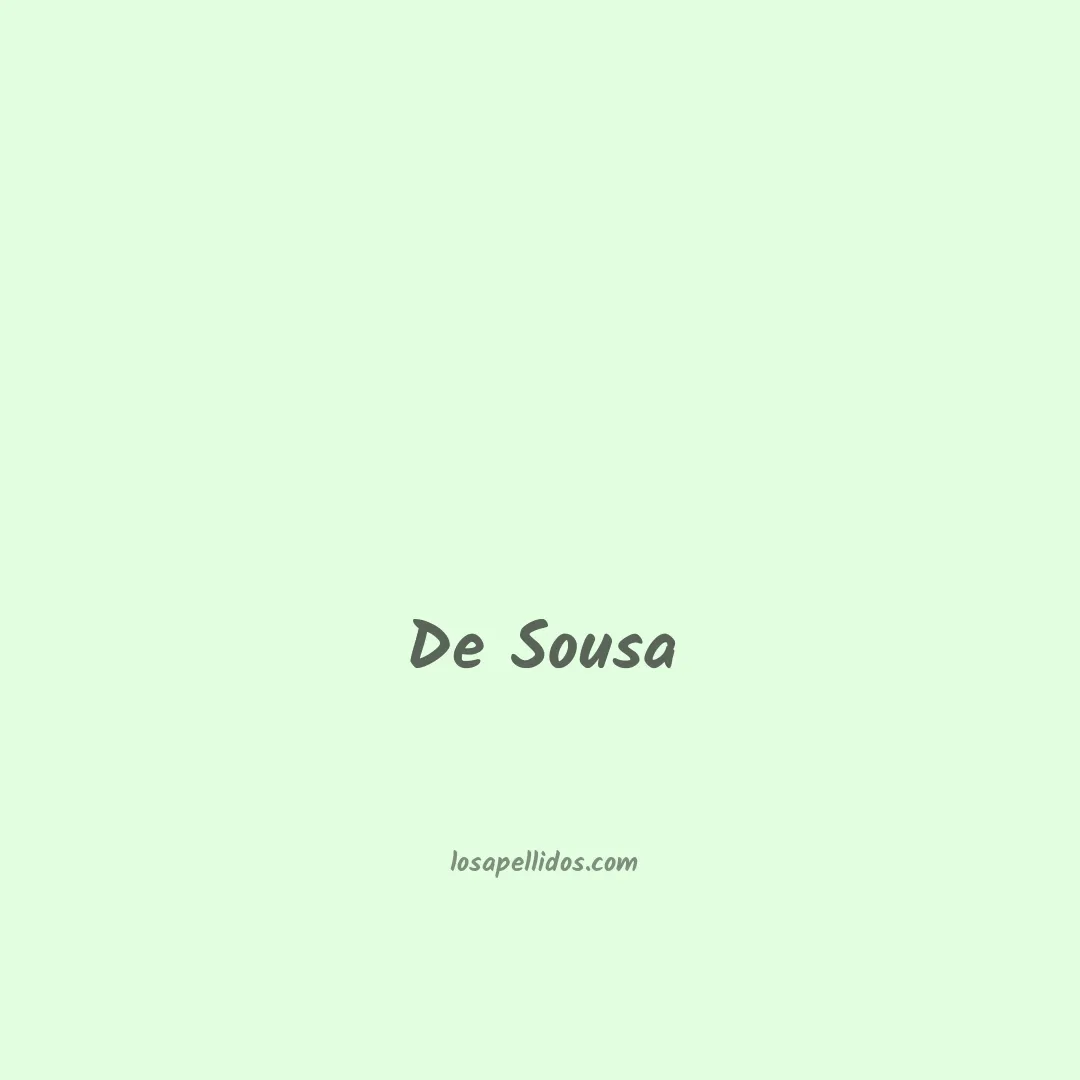 De sousa en chino