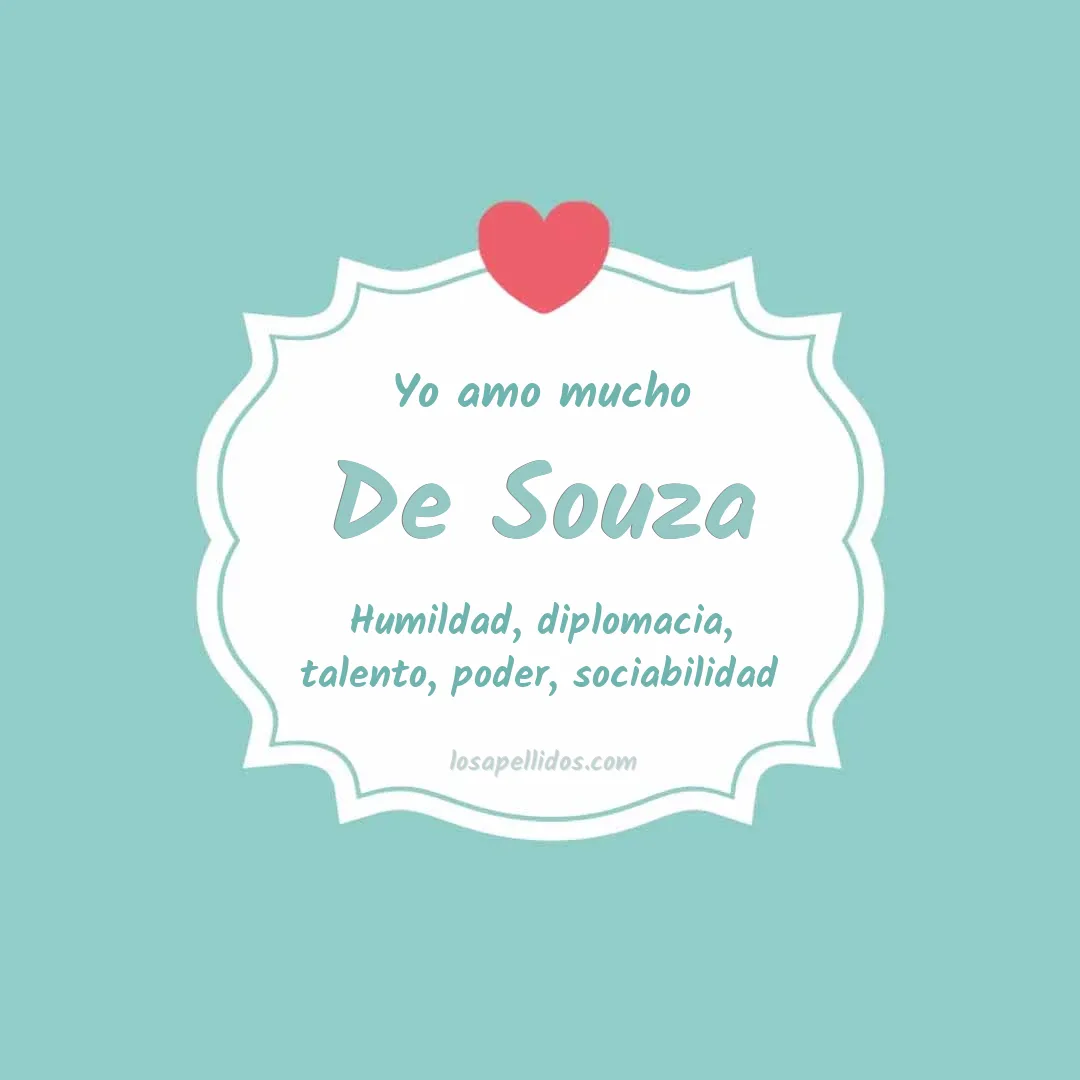 Yo amo mucho De souza
