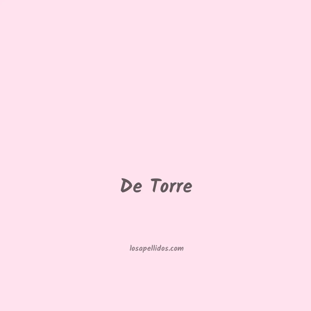 De torre en chino