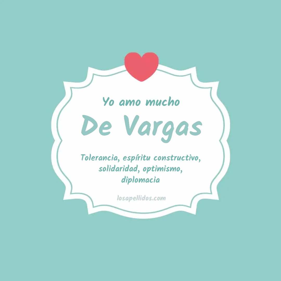Yo amo mucho De vargas
