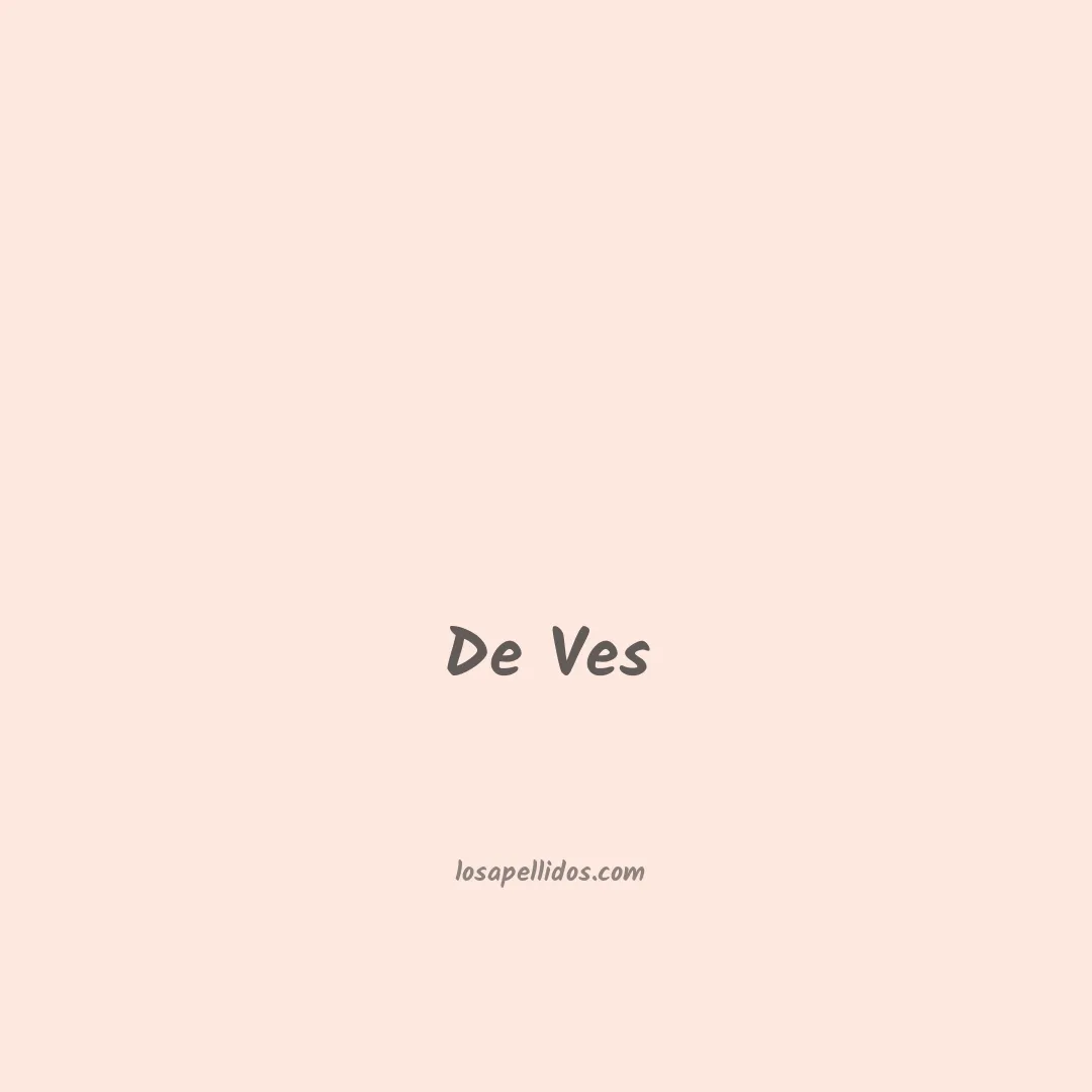De ves en chino