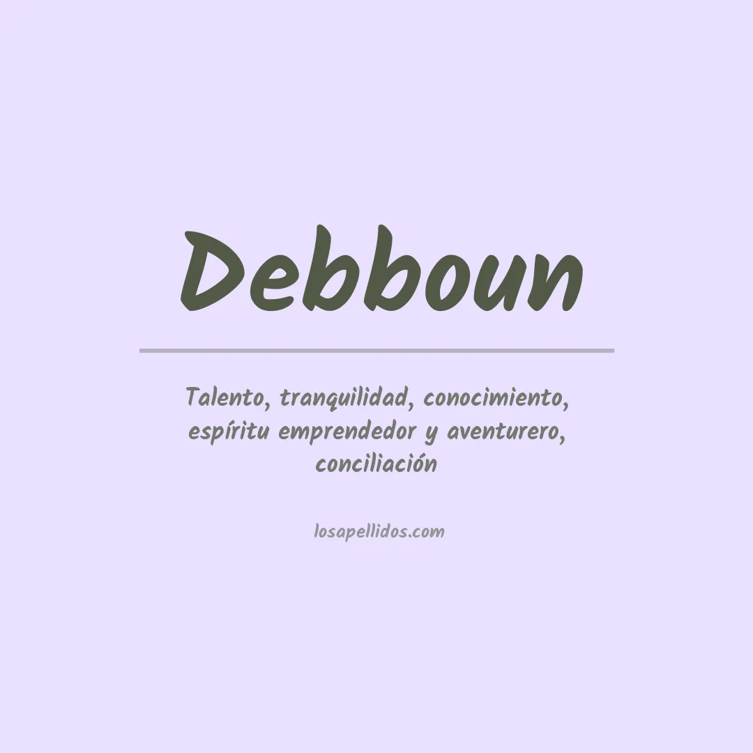 Apellido Debboun