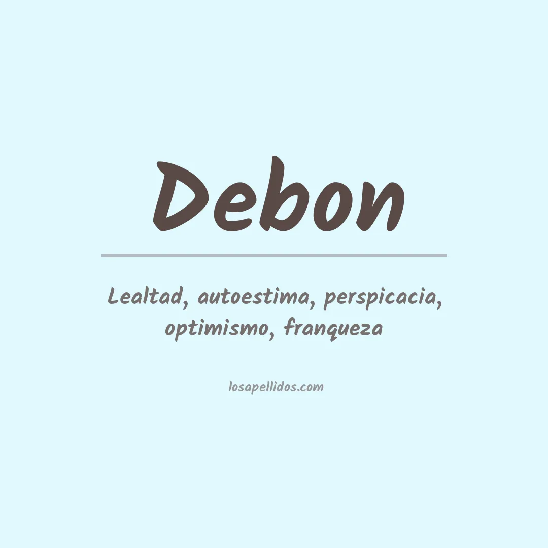 Apellido Debon