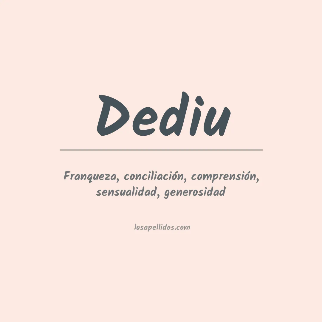 Apellido Dediu