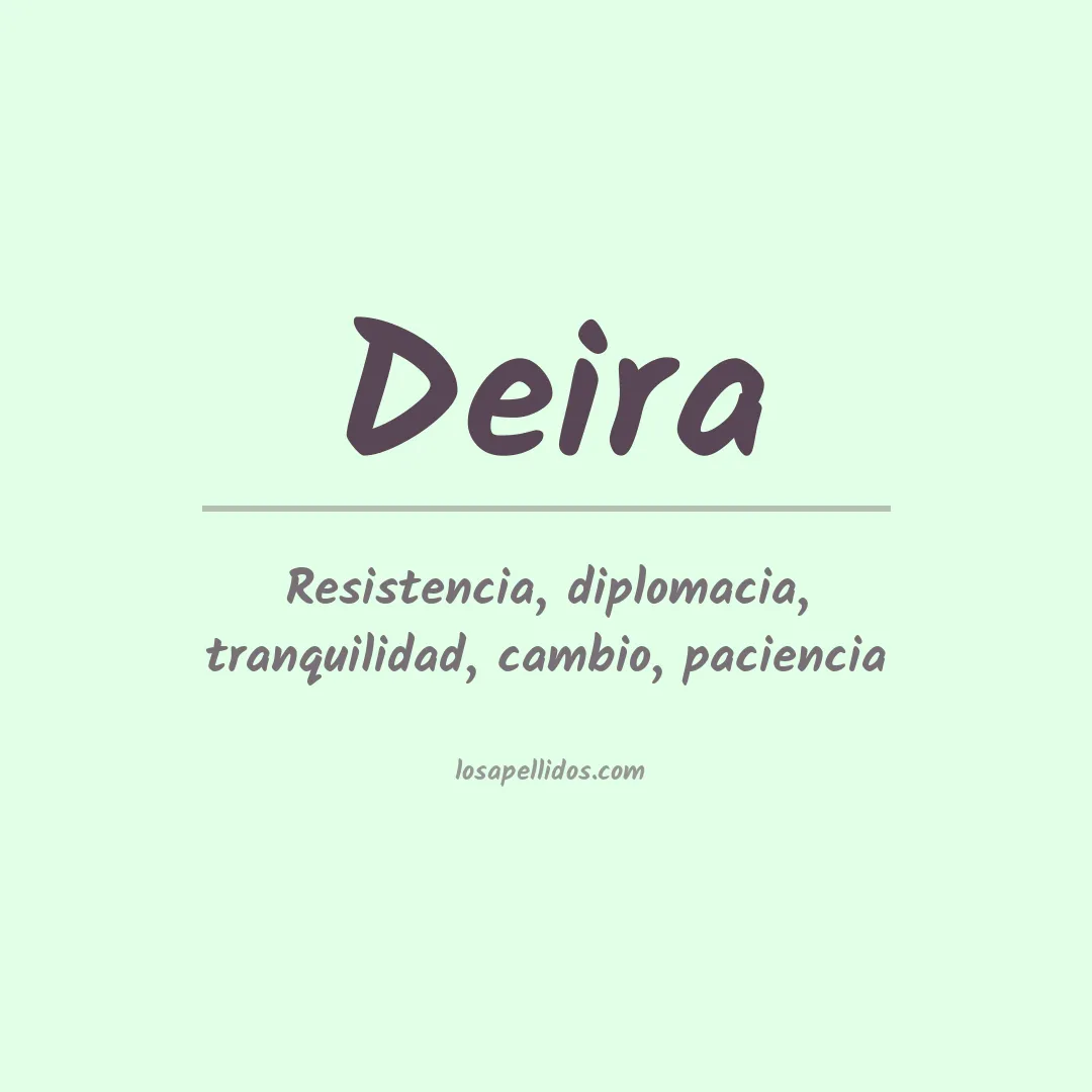 Apellido Deira