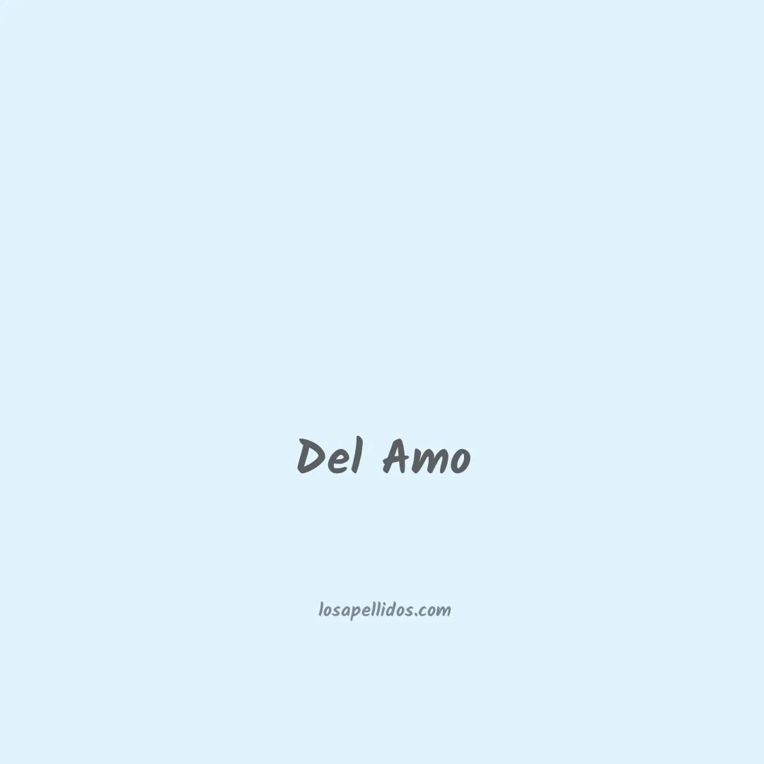 Del amo en chino