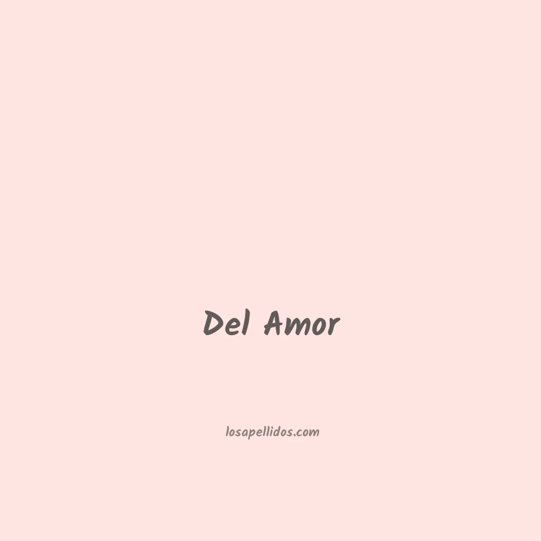 Del amor en chino