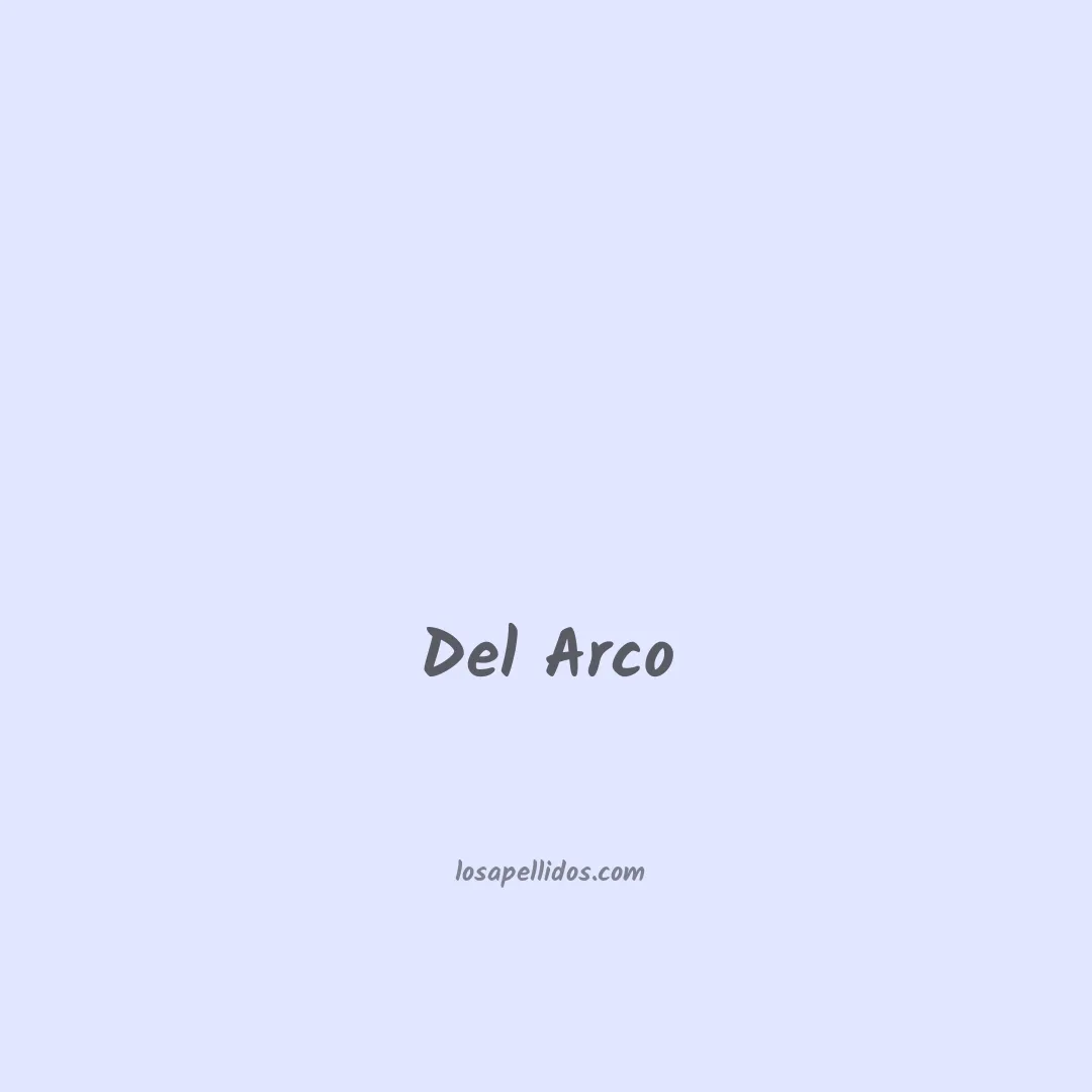 Del arco en chino