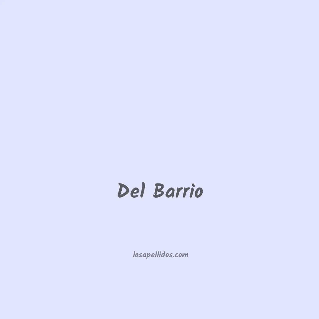 Del barrio en chino