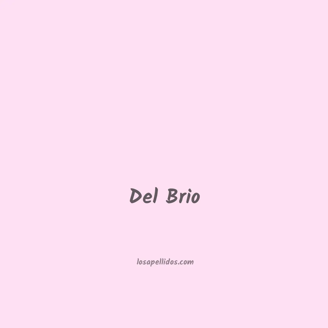 Del brio en chino