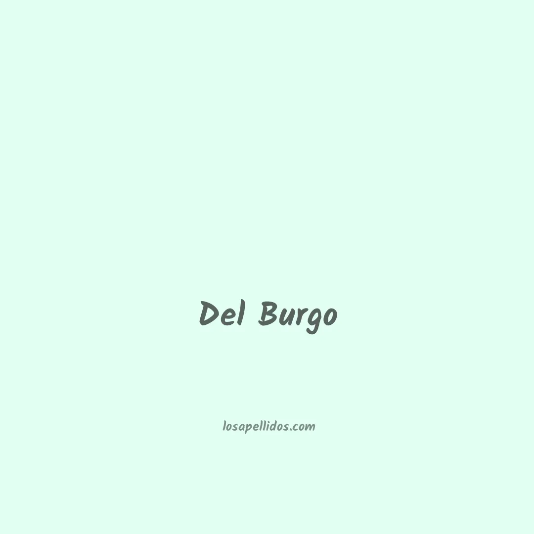 Del burgo en chino