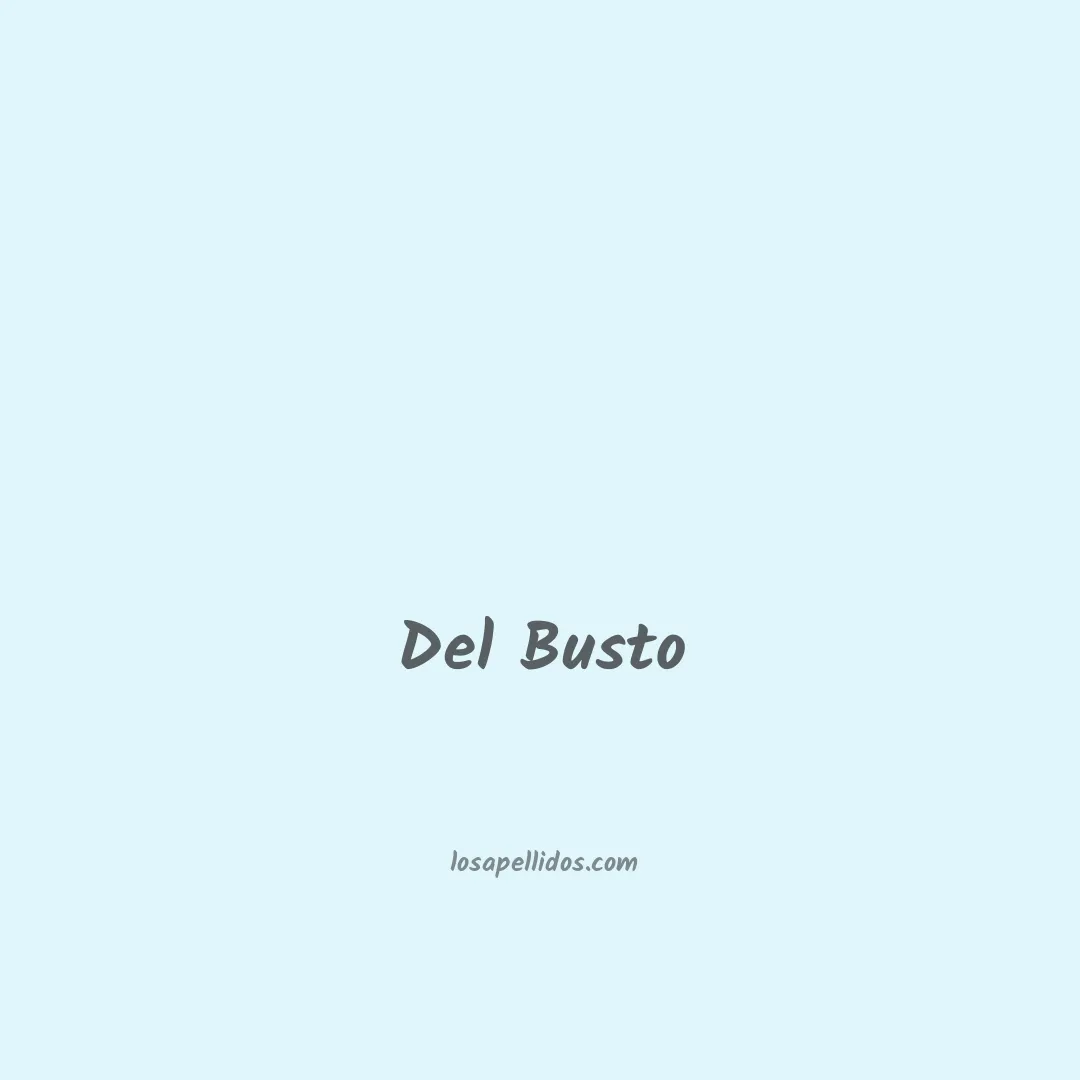 Del busto en chino