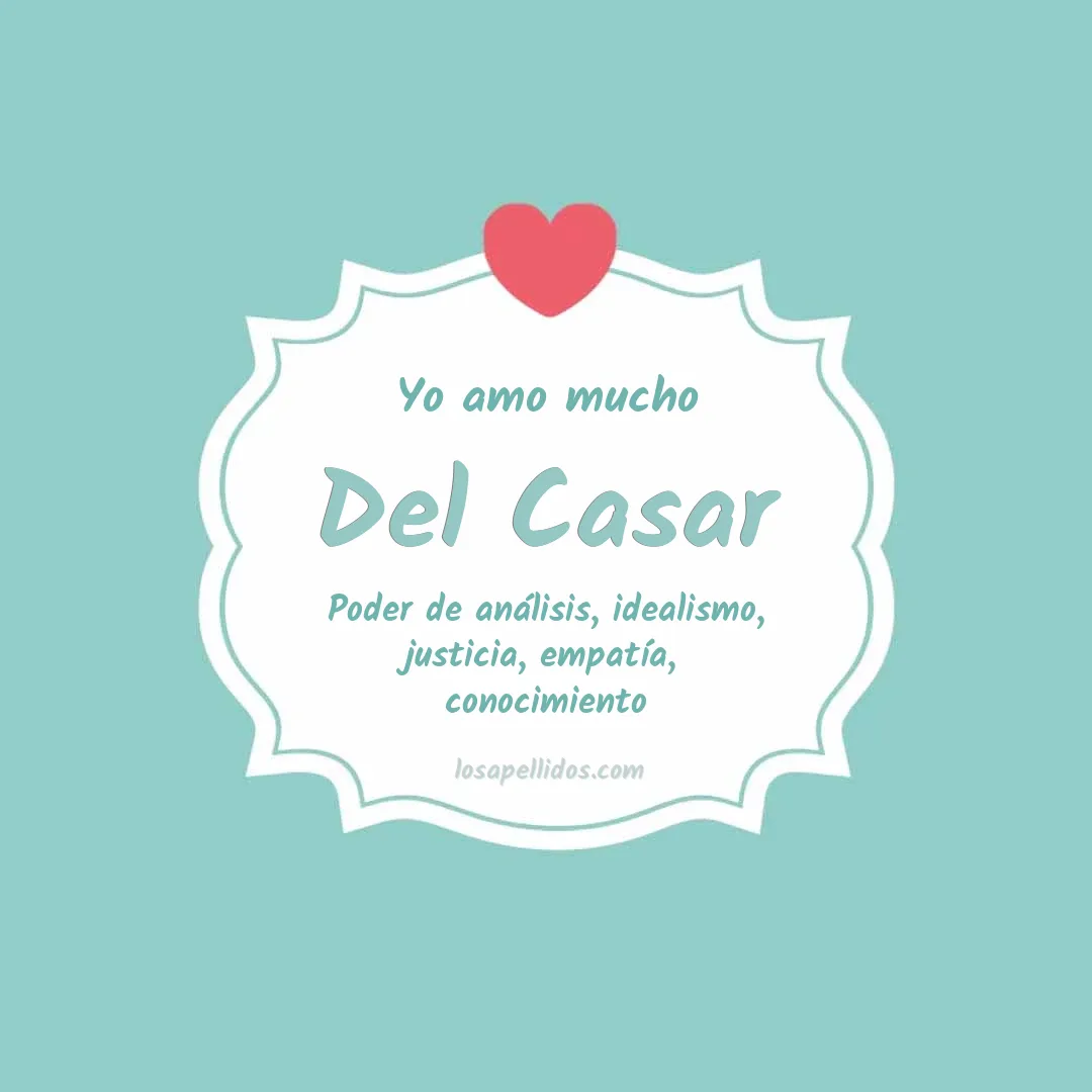 Yo amo mucho Del casar