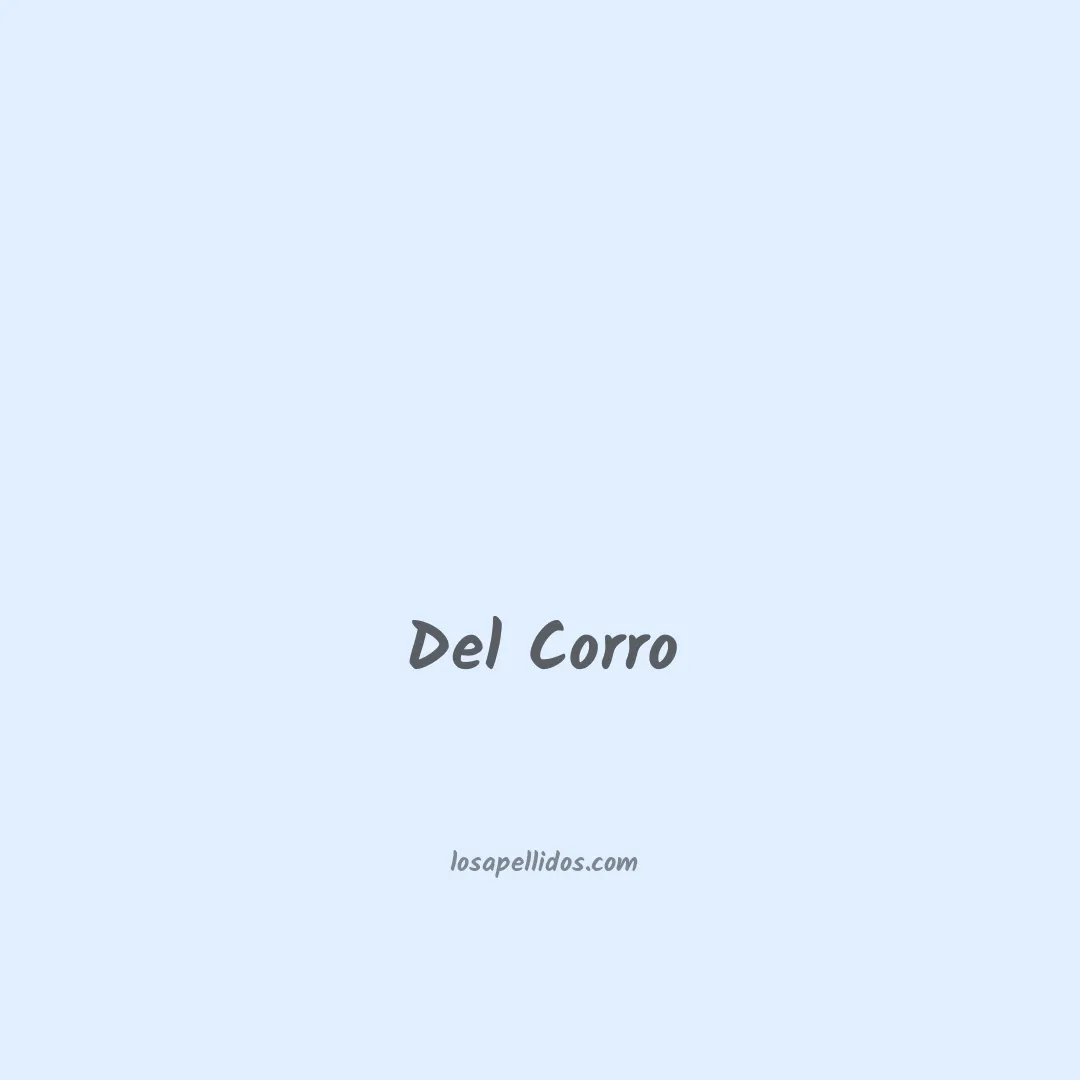 Del corro en chino
