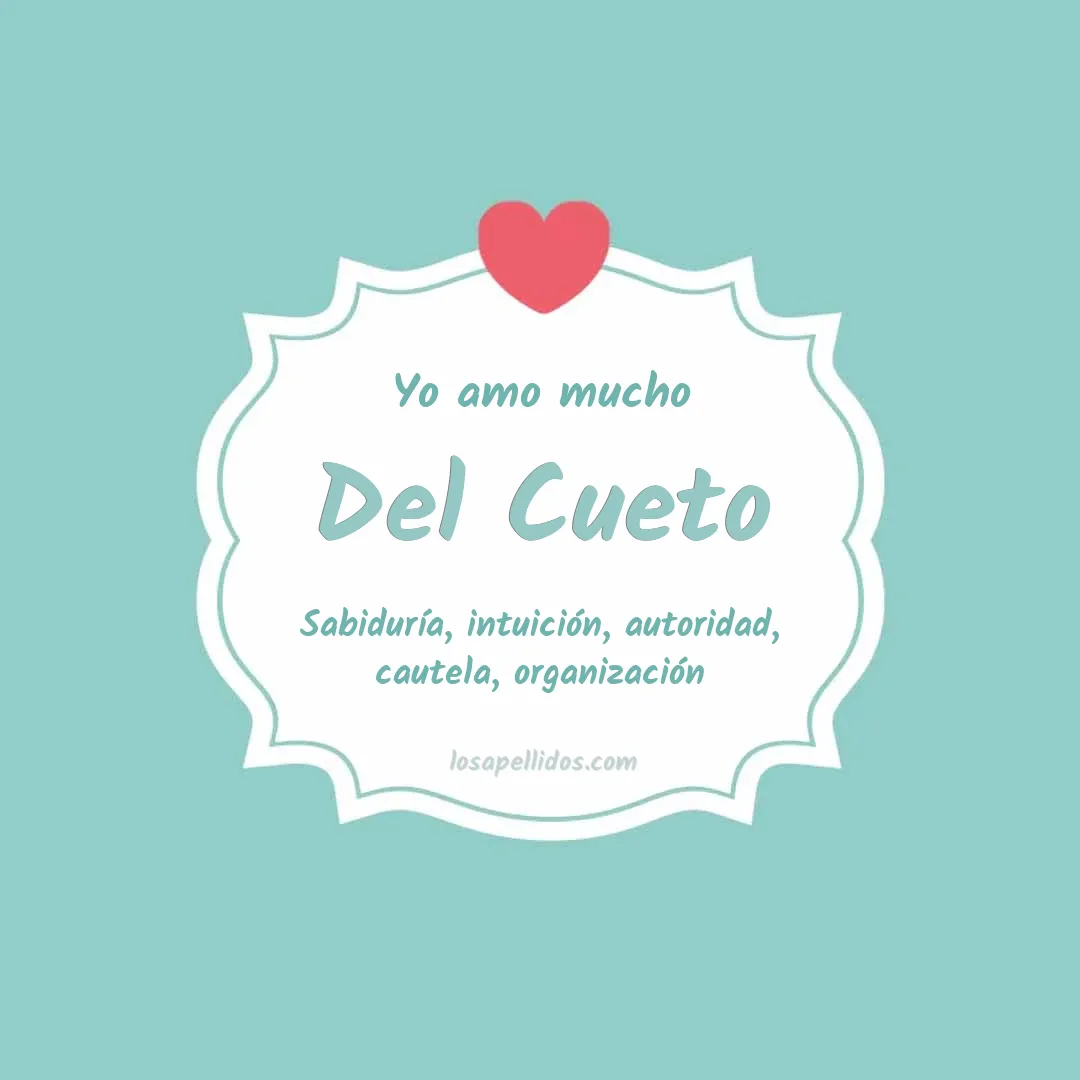 Yo amo mucho Del cueto