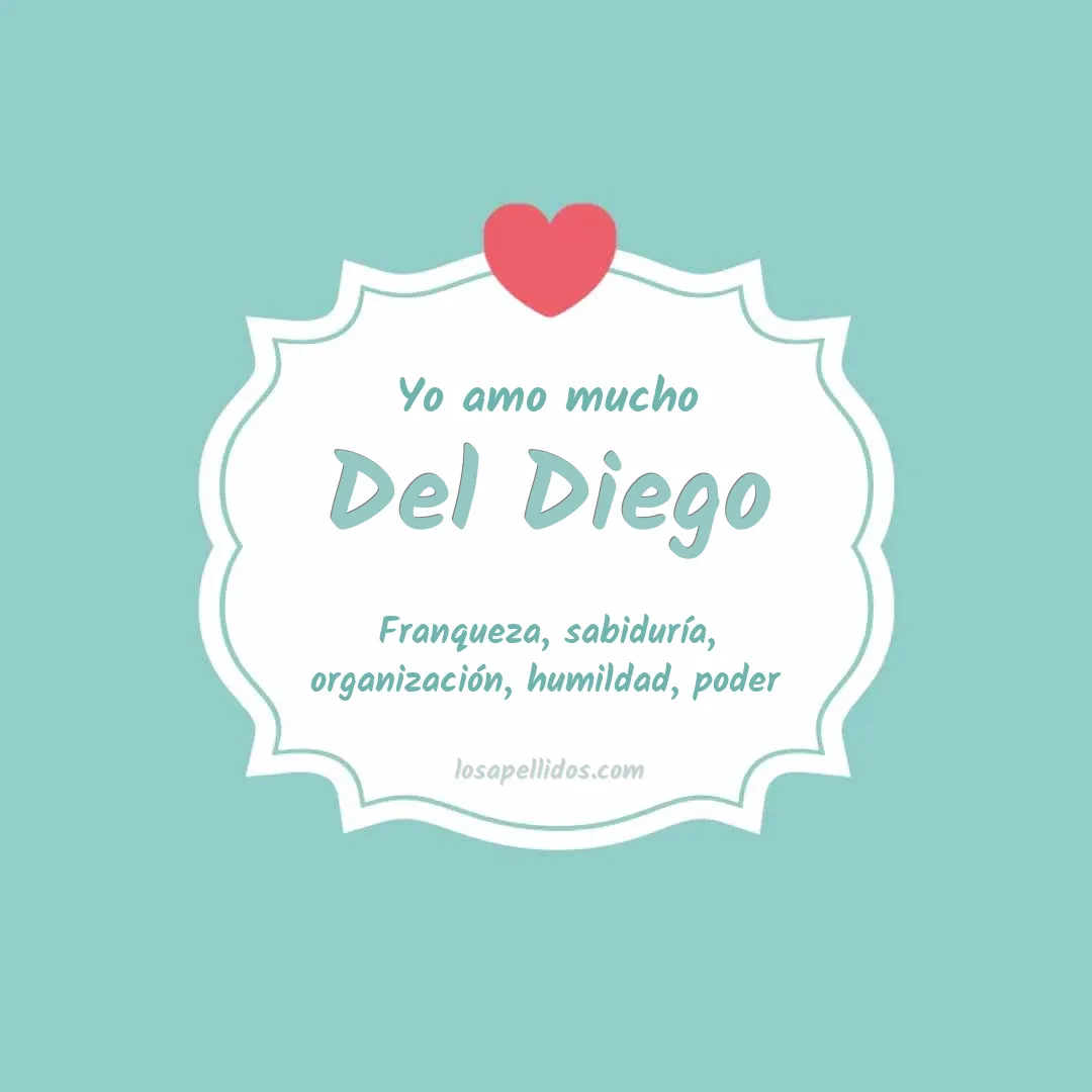 Yo amo mucho Del diego