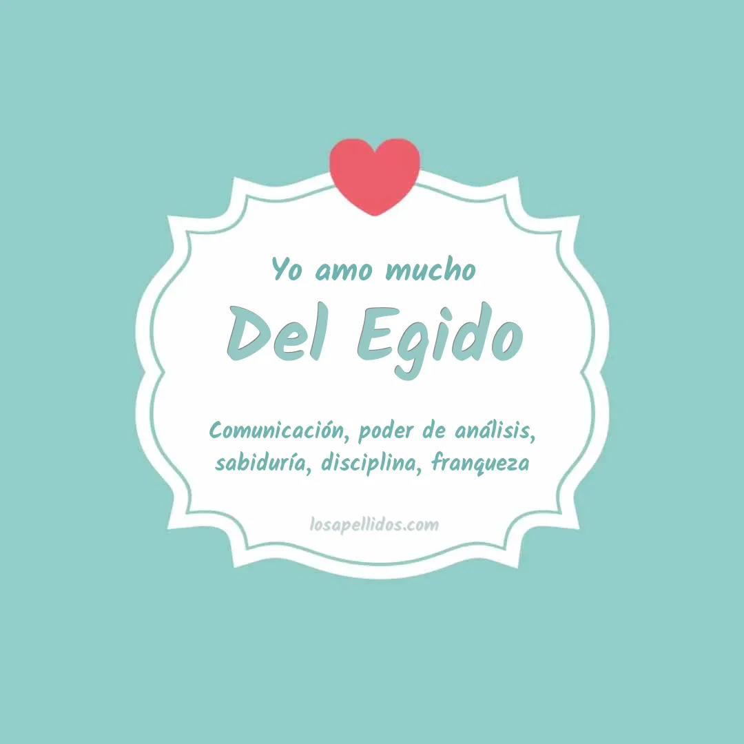 Yo amo mucho Del egido