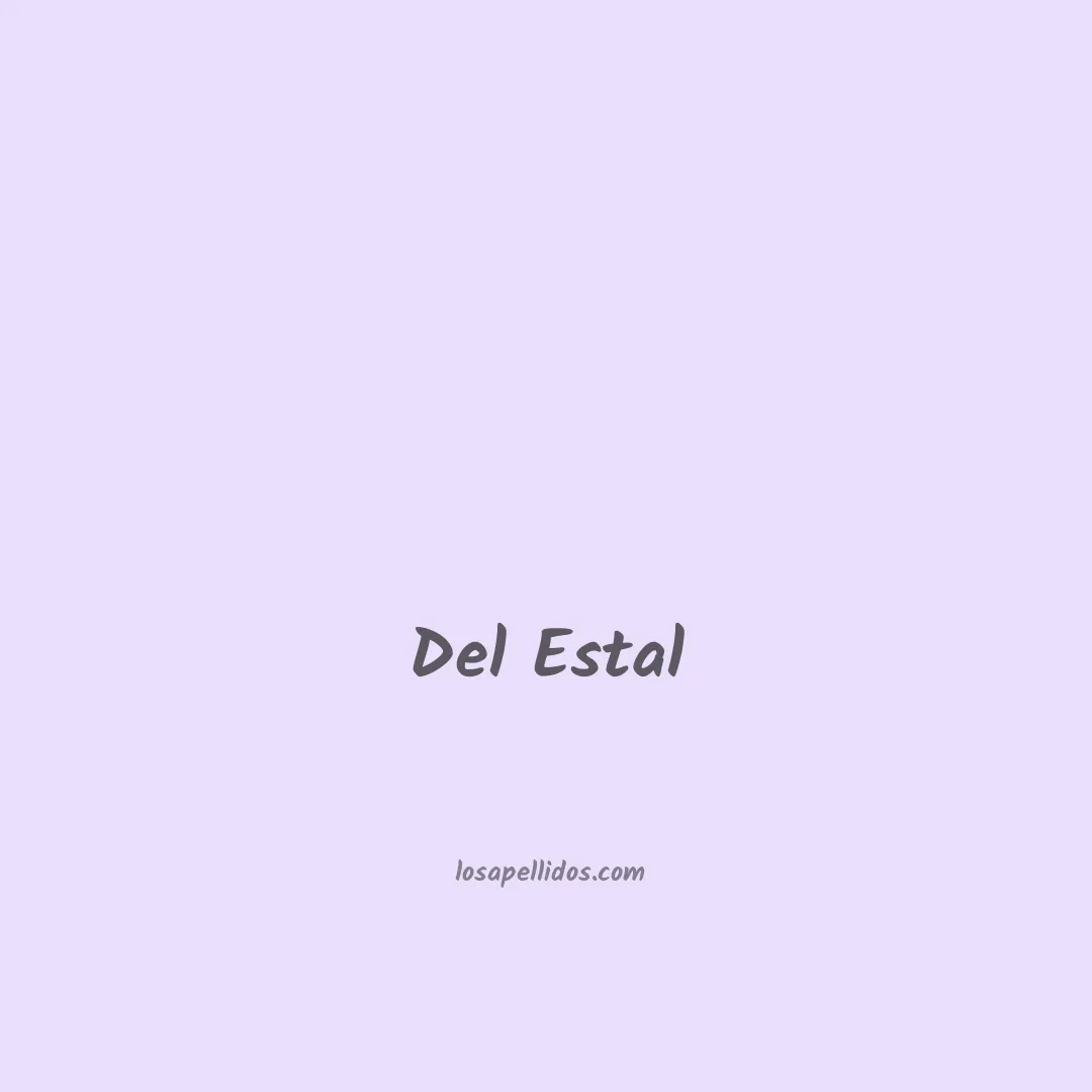 Del estal en chino