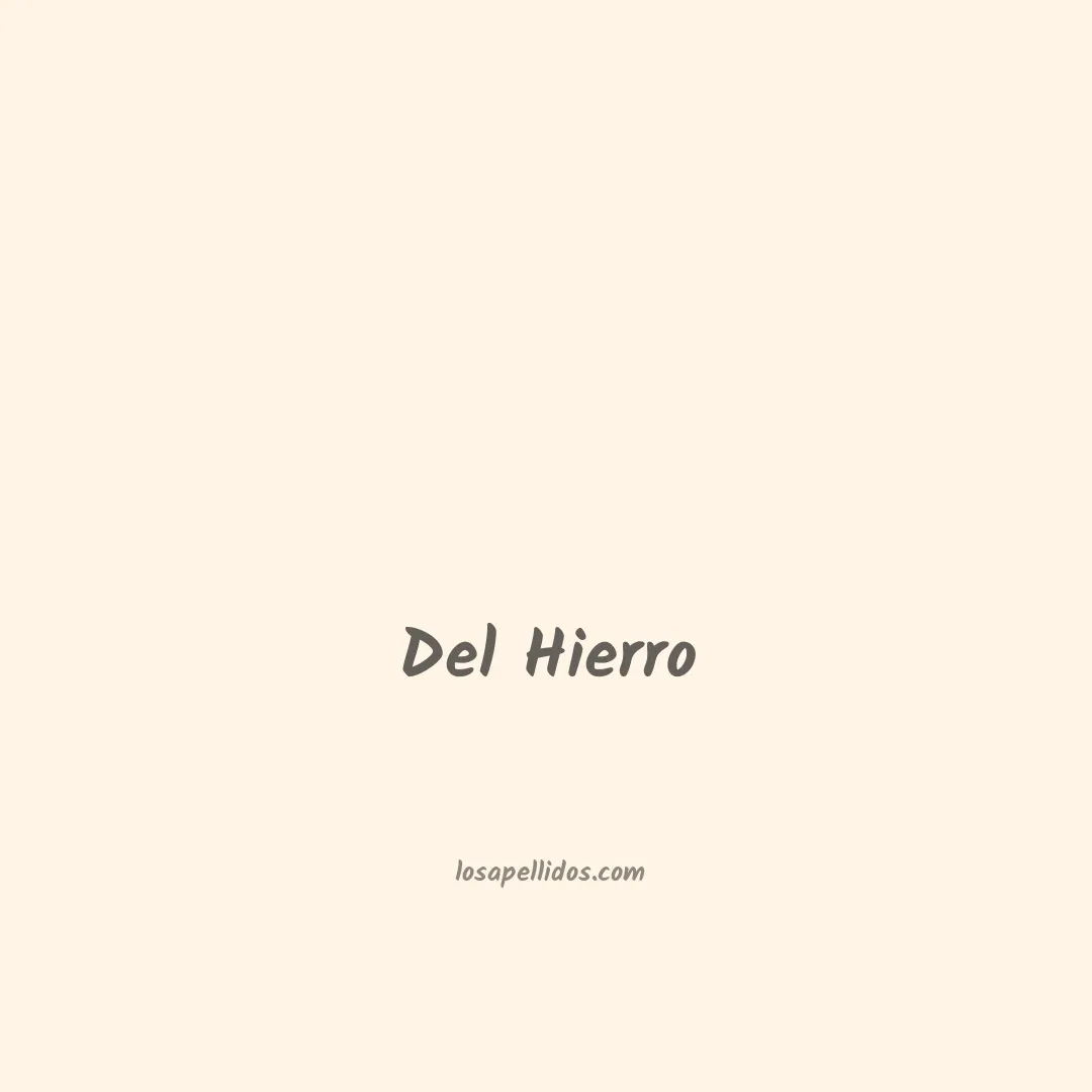 Del hierro en chino