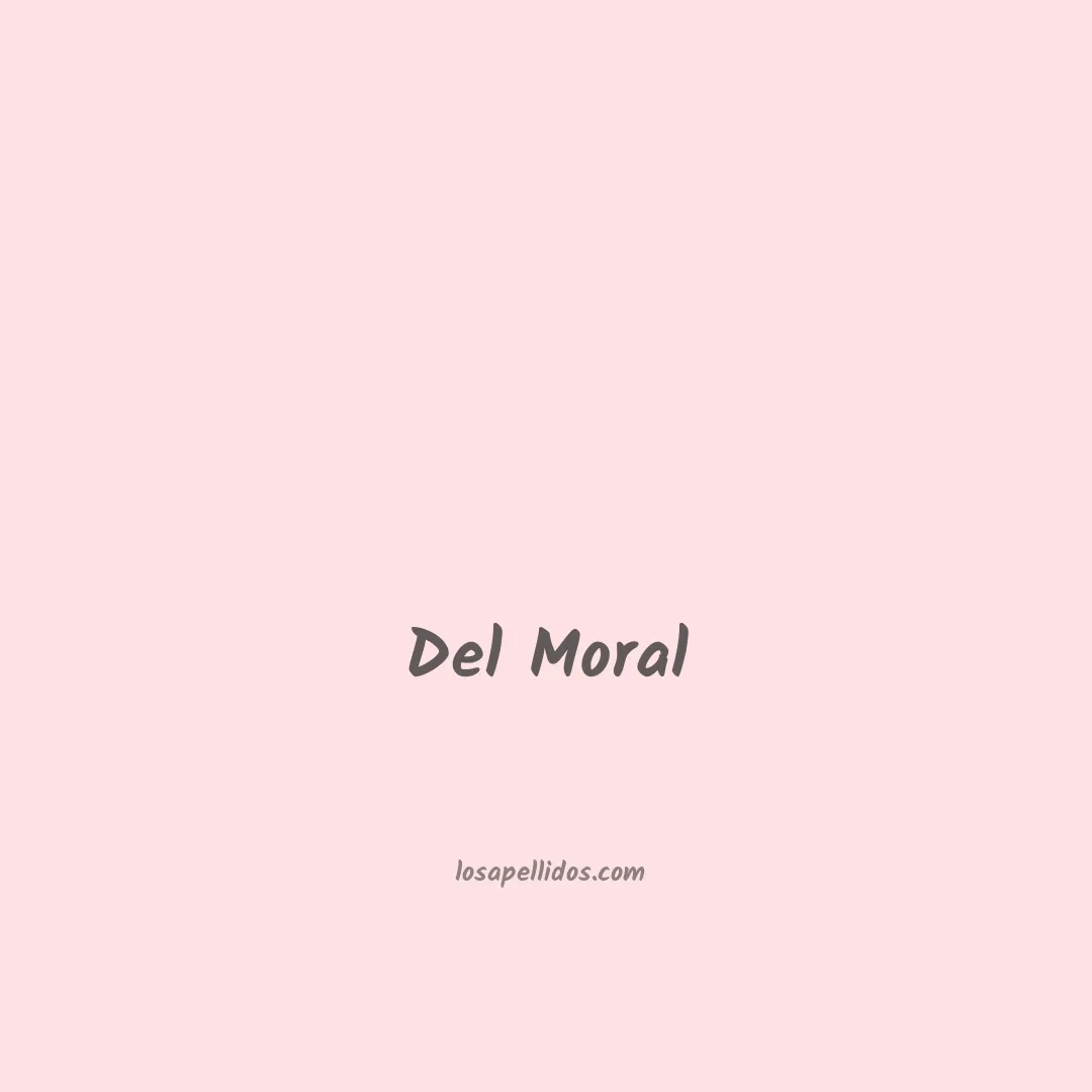 Del moral en chino