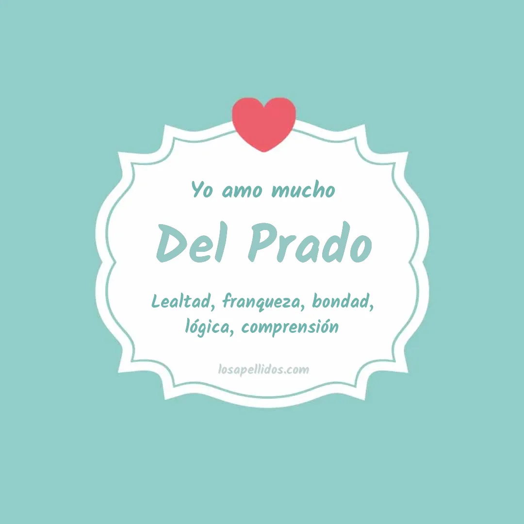 Yo amo mucho Del prado