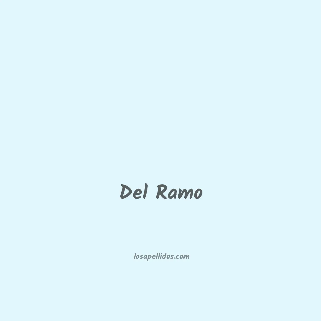 Del ramo en chino