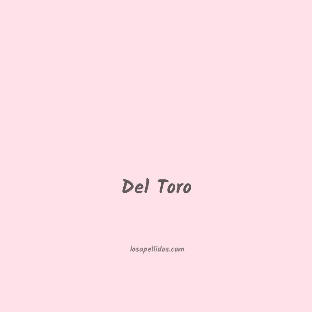 Del toro en chino