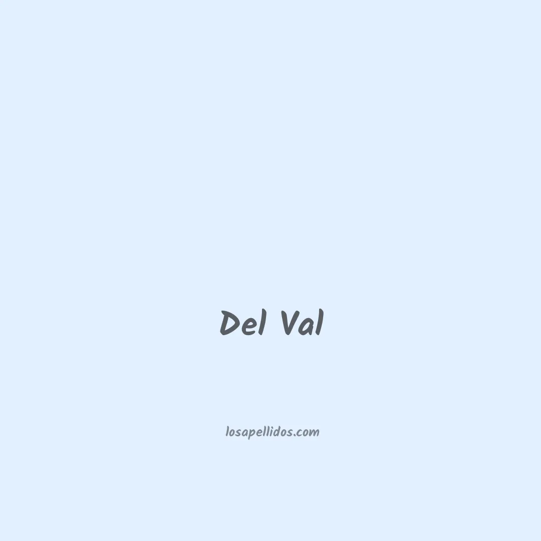 Del val en chino