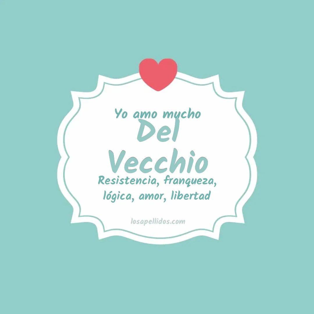 Yo amo mucho Del vecchio