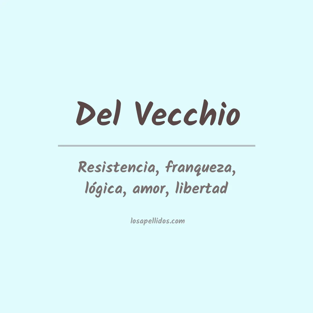Apellido Del vecchio