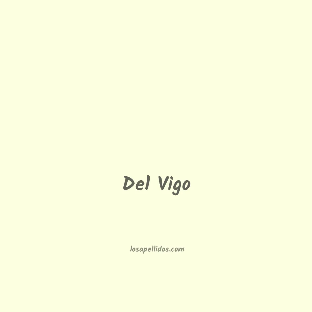 Del vigo en chino