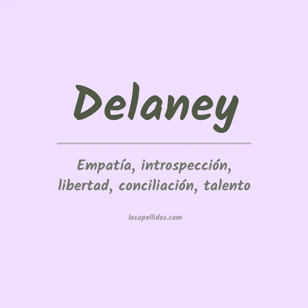 Apellido Delaney