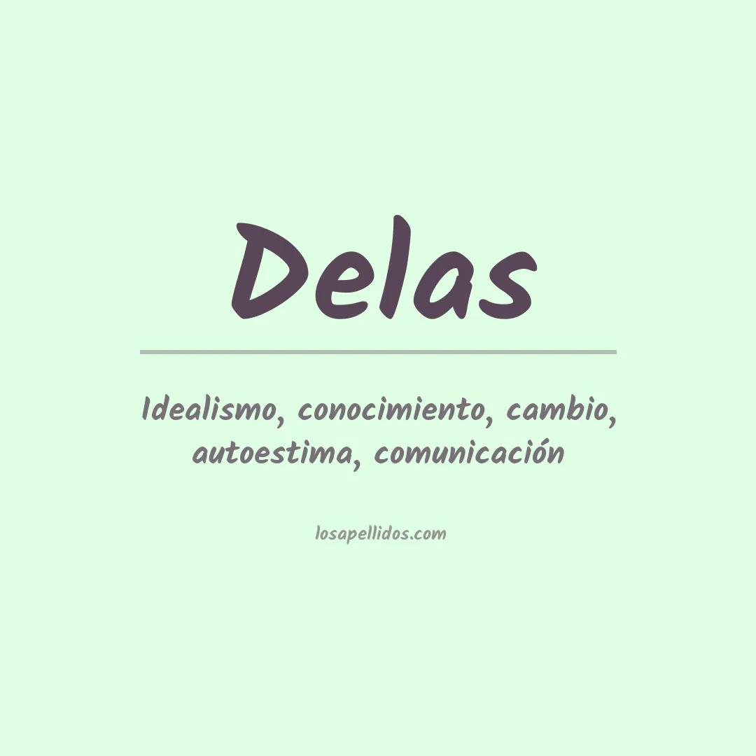 Apellido Delas
