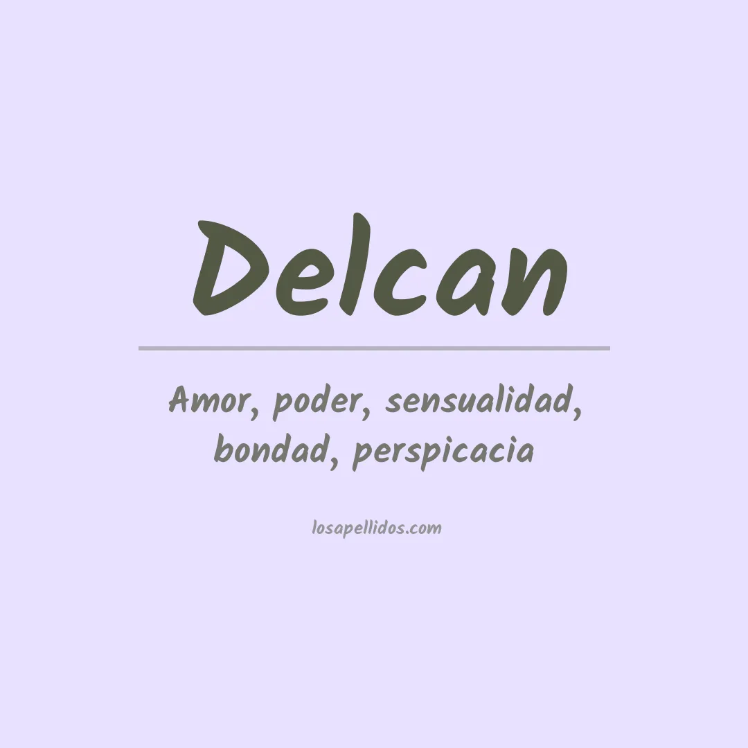 Apellido Delcan