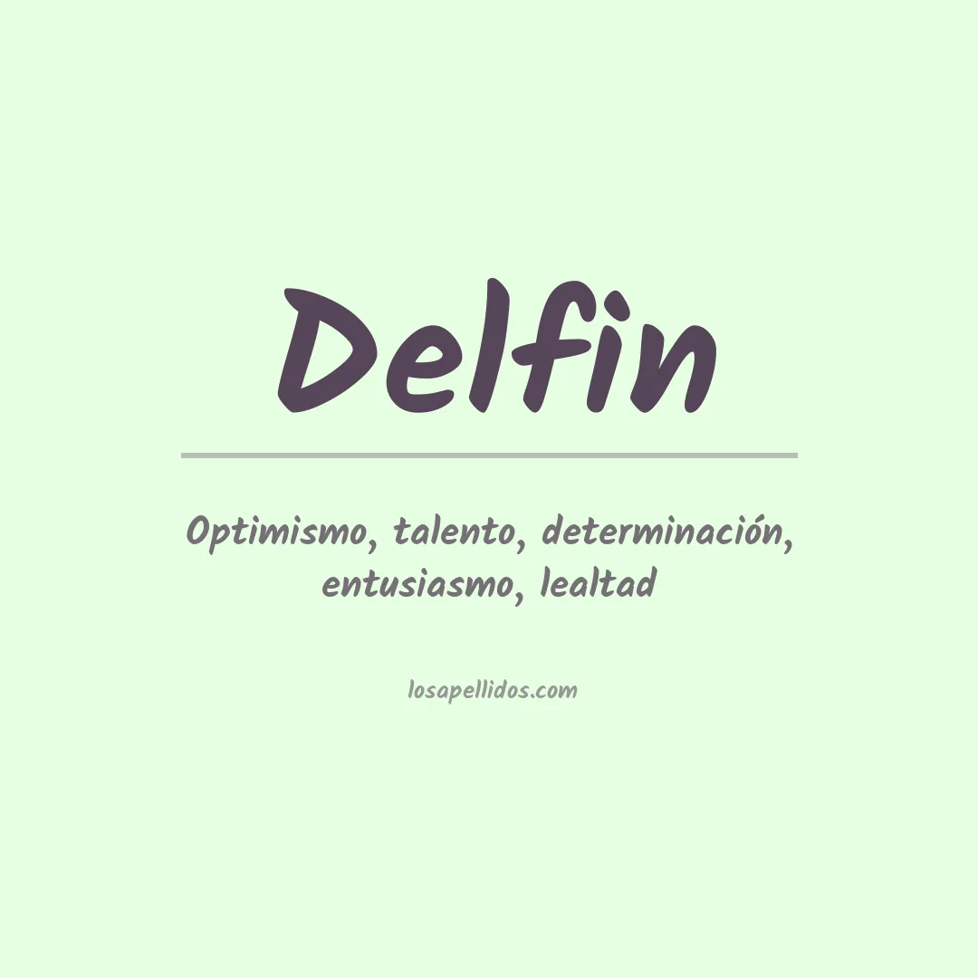 Apellido Delfin