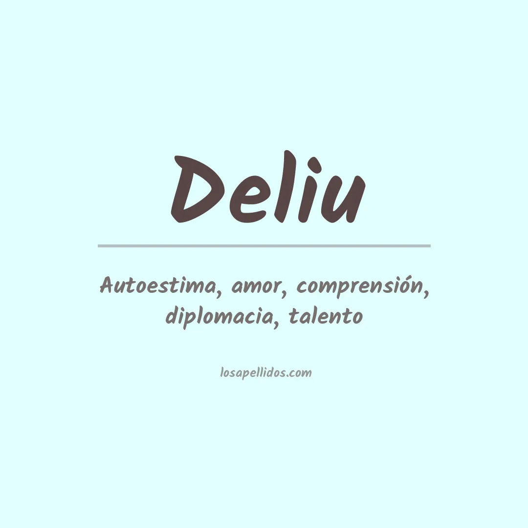 Apellido Deliu