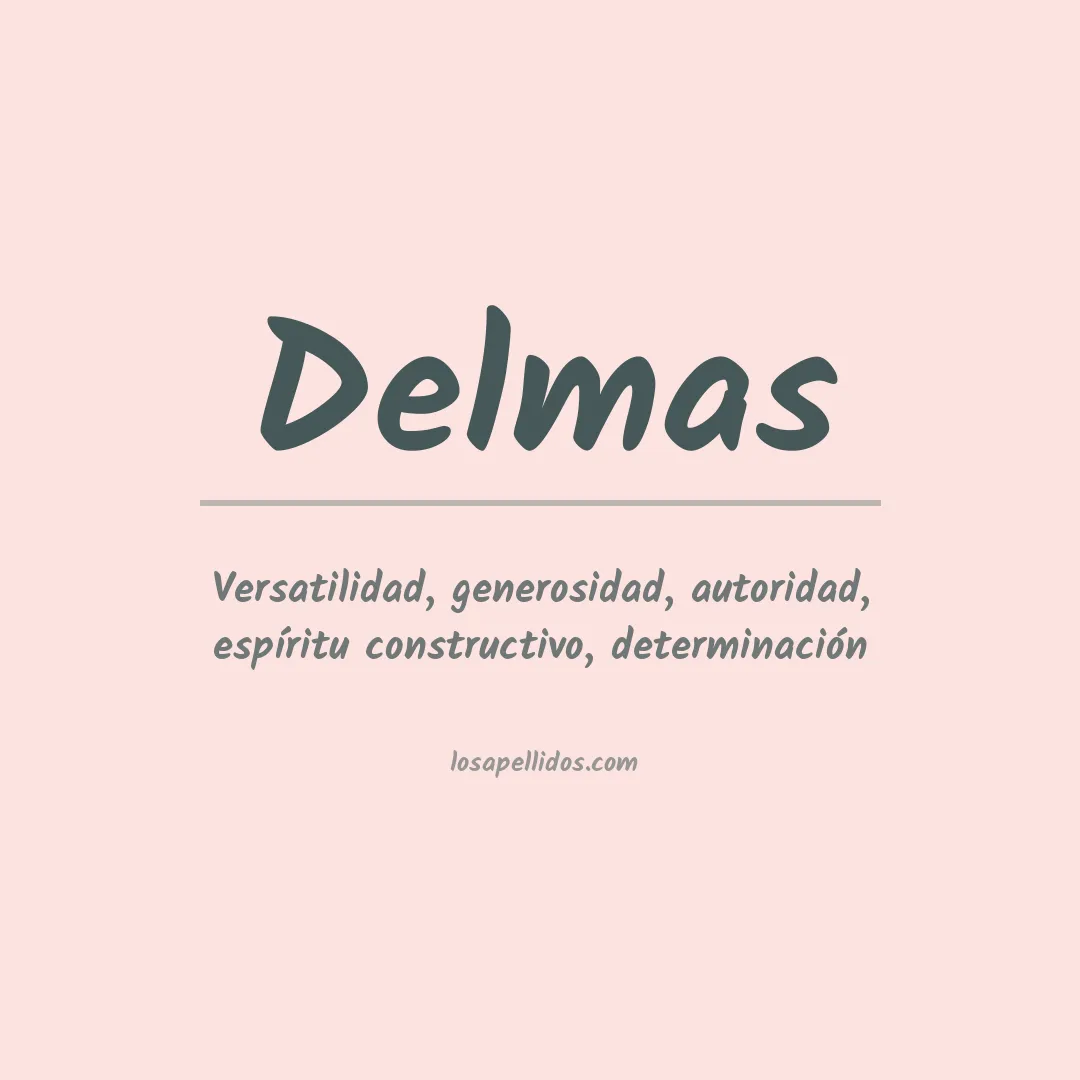 Apellido Delmas