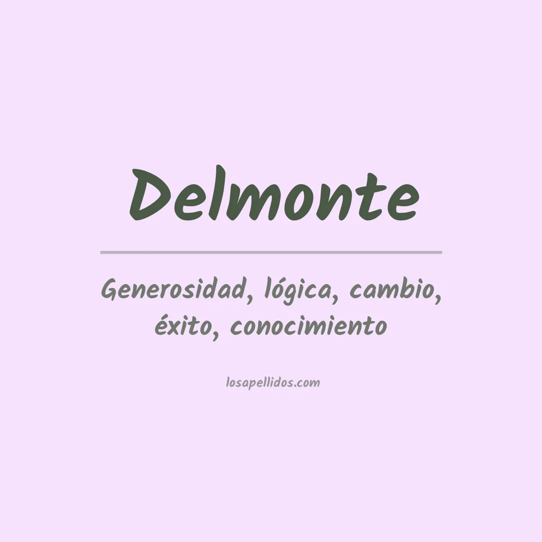 Apellido Delmonte