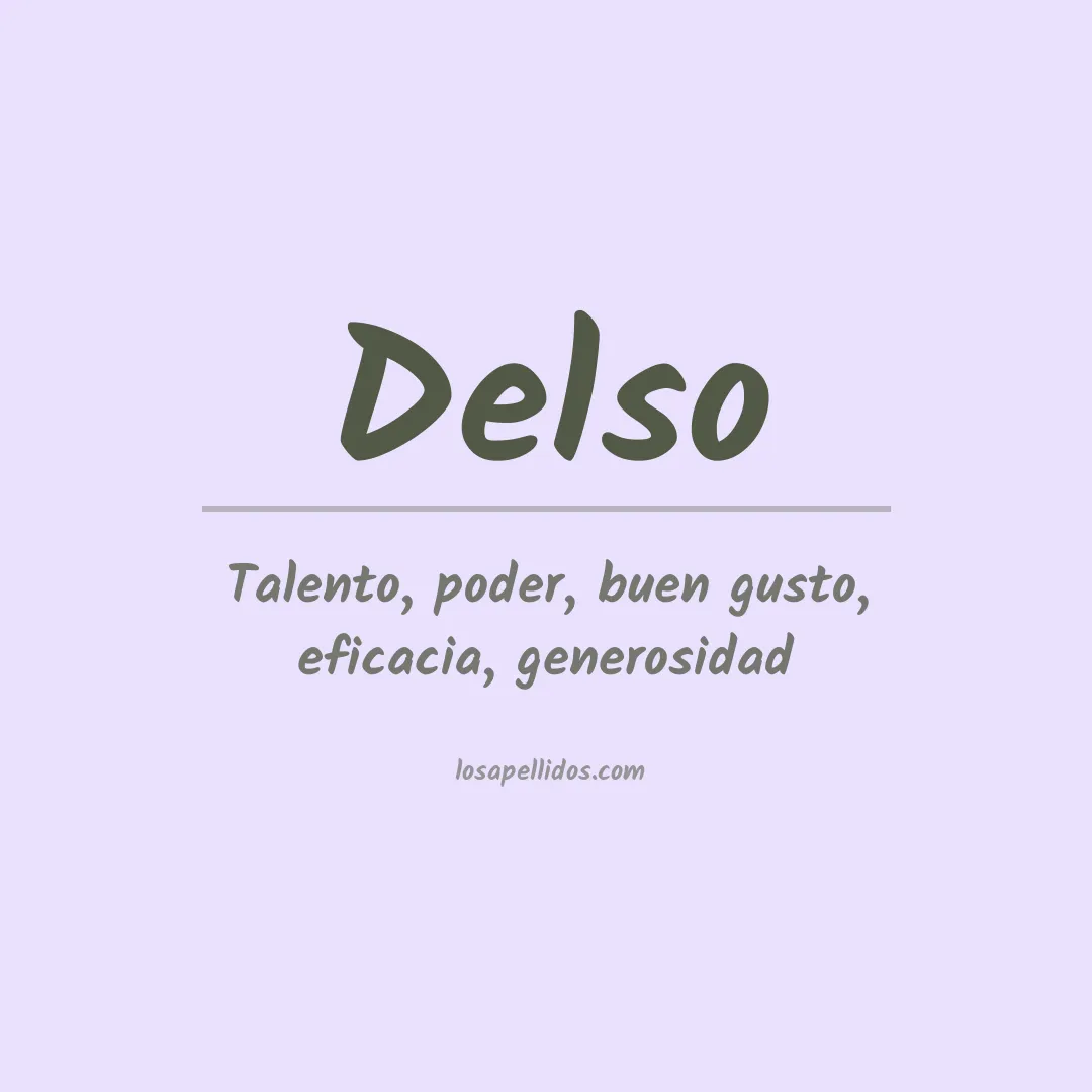 Apellido Delso