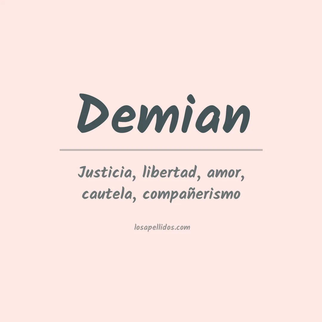 Apellido Demian