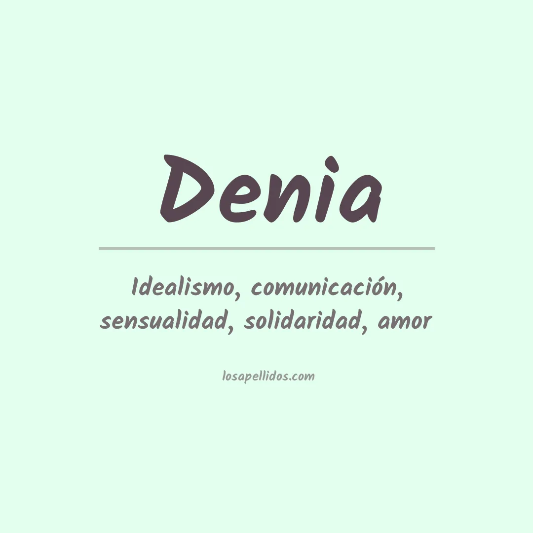Apellido Denia
